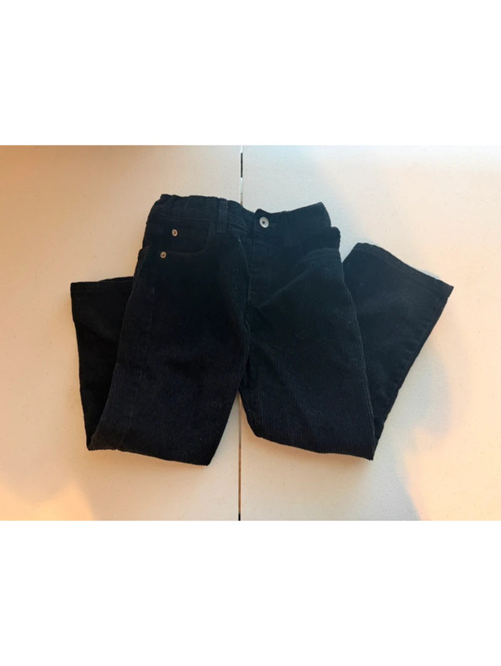 Toddler Black Corduroy Pants